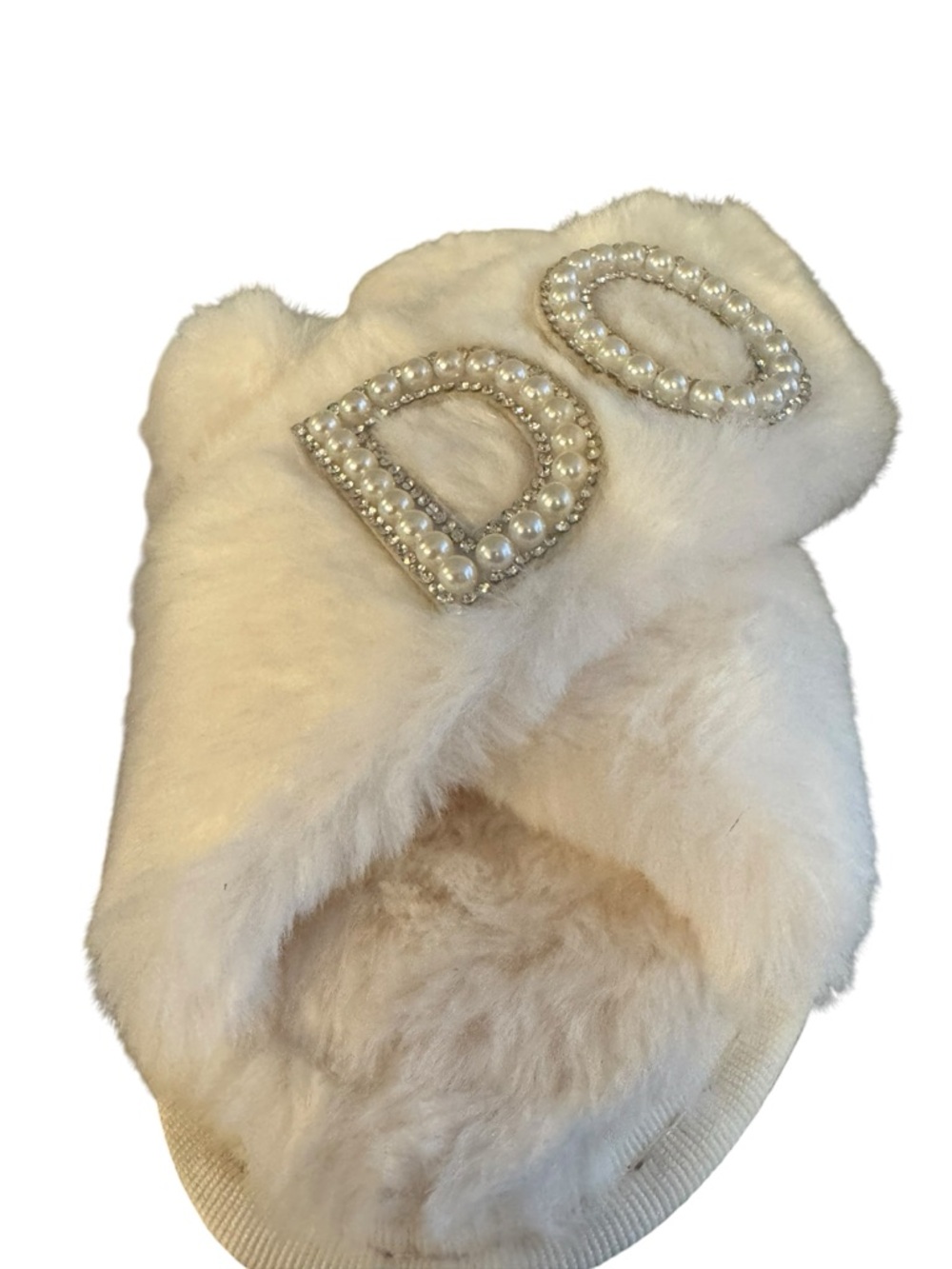Bridal‎ Gift Set - White & Gold "BRIDE" Pouch + "MRS" & "I DO" Accessories - Picture 15 of 16